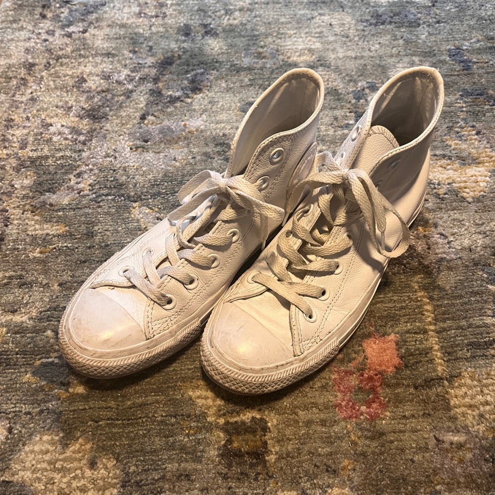 Converse White High tops